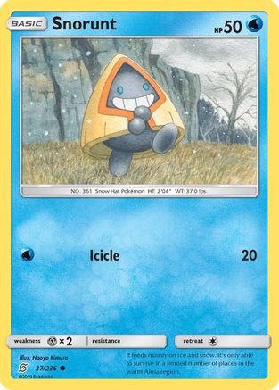 Snorunt 037/236/236 - Common