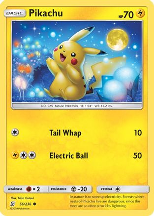 Pikachu (56) 056/236/236 - Common