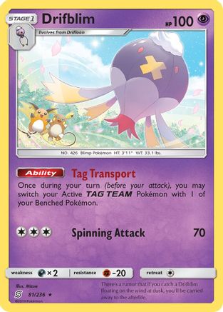 Drifblim 081/236/236 - Rare