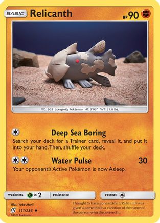 Relicanth 111/236/236 - Uncommon