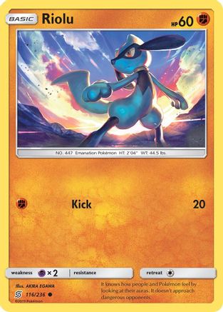 Riolu (116) 116/236/236 - Common