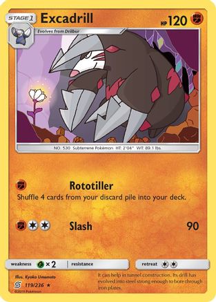 Excadrill 119/236 - Rare