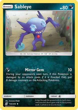 Sableye 133/236/236 - Uncommon