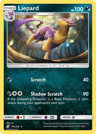 Liepard 136/236 - Rare