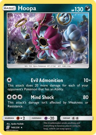 Hoopa 140/236/236 - Holo Rare - Holofoil