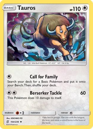 Tauros 164/236/236 - Uncommon