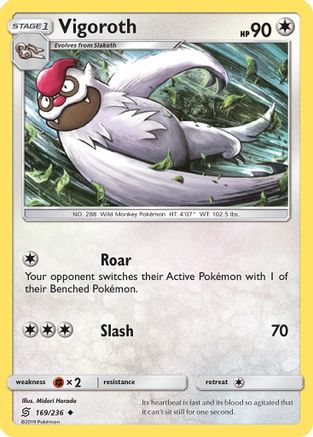 Vigoroth 169/236 - Uncommon