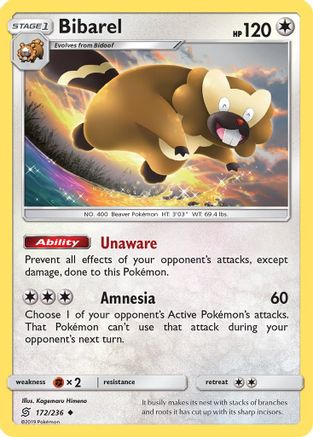 Bibarel 172/236 - Uncommon