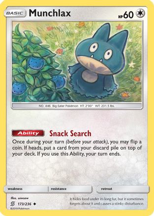 Munchlax 173/236/236 - Uncommon