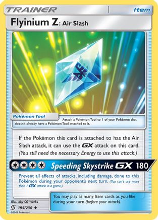 Flyinium Z: Air Slash 195/236 - Uncommon