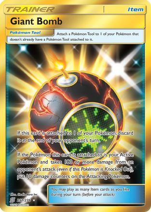 Giant Bomb (Secret) 251/236 - Secret Rare - Holofoil