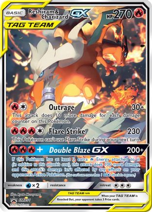 Reshiram & Charizard GX SM201/248 - Promo - Holofoil
