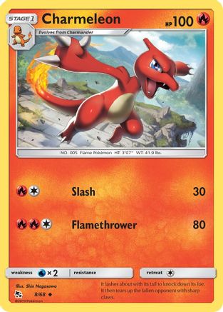 Charmeleon 008/68/68 - Uncommon