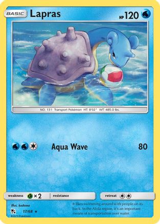 Lapras 017/68/68 - Rare
