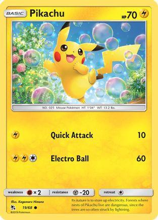 Pikachu 019/68/68 - Common