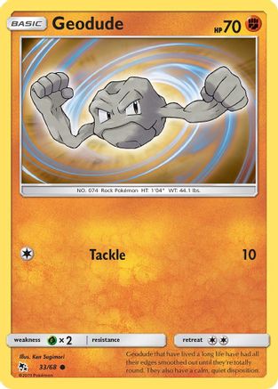 Geodude 033/68/68 - Common