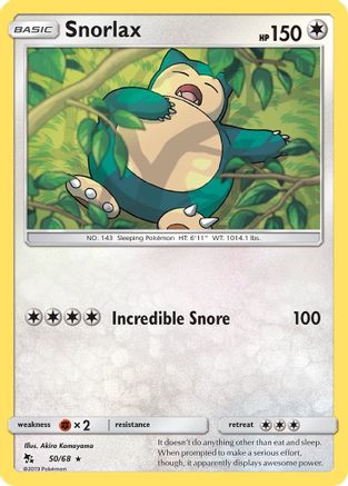 Snorlax 050/68/68 - Rare