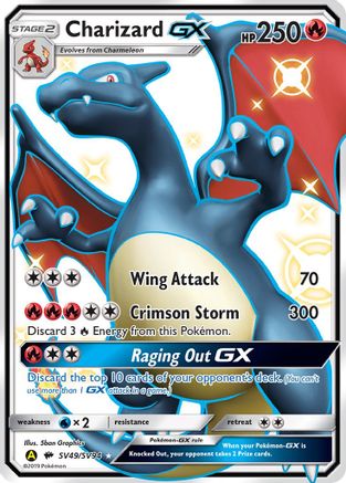 Charizard GX SV49/SV94/94 - Shiny Holo Rare - Holofoil