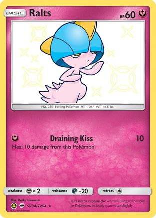 Ralts SV34/SV94/94 - Shiny Holo Rare - Holofoil