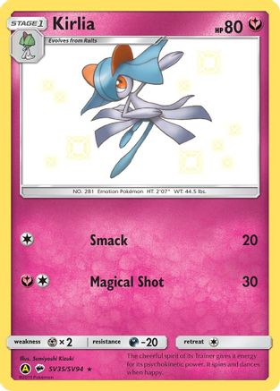 Kirlia SV35/SV94/94 - Shiny Holo Rare - Holofoil