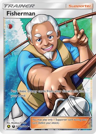 Fisherman SV83/SV94/94 - Shiny Holo Rare - Holofoil