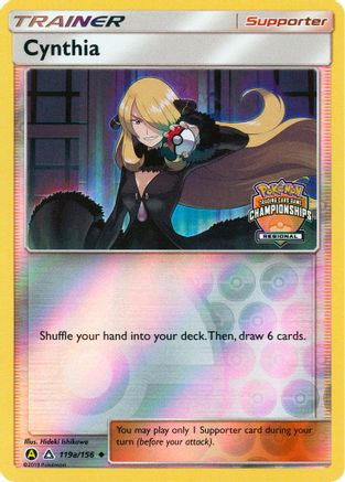 Cynthia 119a/156/156 - Promo - Reverse Holofoil