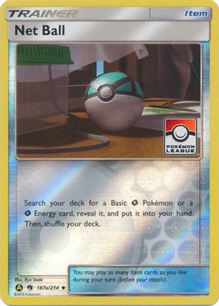 Net Ball (Pokemon League) 187a/214/214 - Promo - Reverse Holofoil
