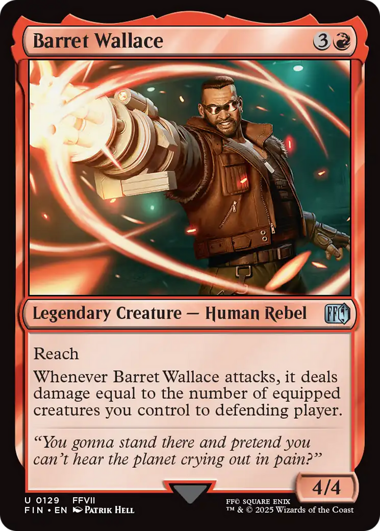 Barret Wallace (FIC-129) - Commander: FINAL FANTASY