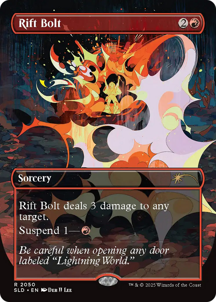 Rift Bolt (2050) (Rainbow Foil) (SLD-2050) - Secret Lair Drop Series