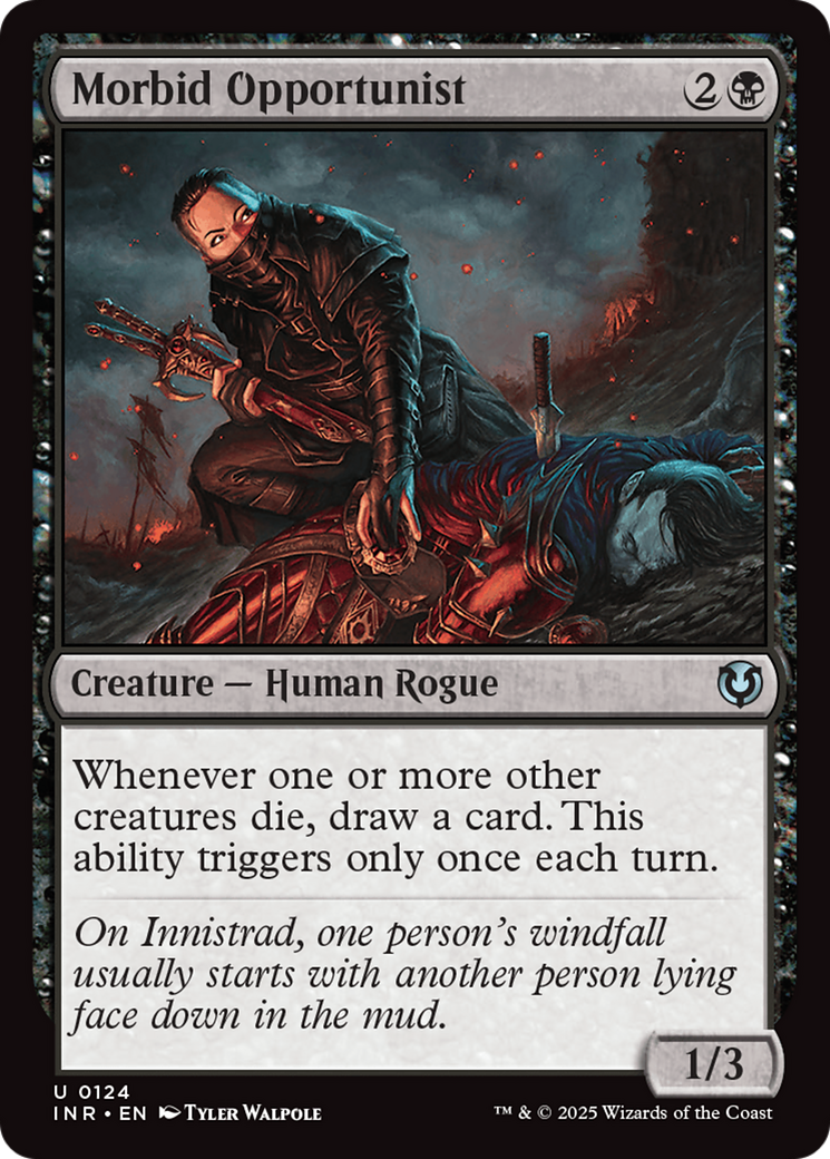 Morbid Opportunist (-124) - Innistrad Remastered Foil