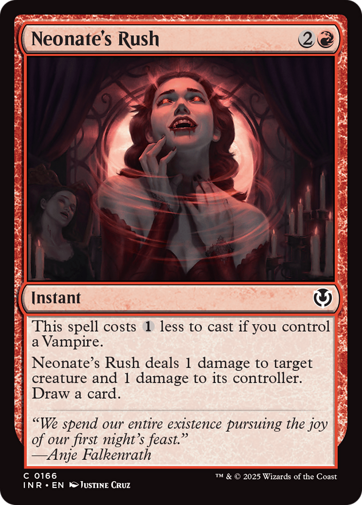 Neonate's Rush (-166) - Innistrad Remastered Foil