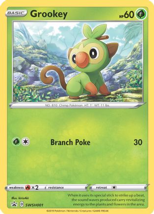 Grookey SWSH001/307 - Promo - Holofoil