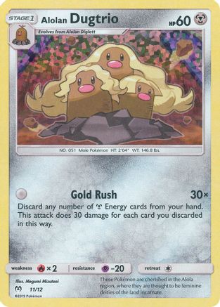 Alolan Dugtrio 011/12/12 - Promo - Holofoil