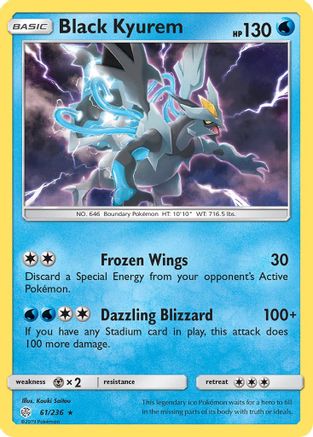 Black Kyurem 061/236/236 - Holo Rare - Holofoil