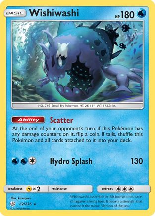 Wishiwashi 062/236/236 - Holo Rare - Holofoil