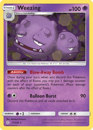 Weezing 077/236/236 - Rare
