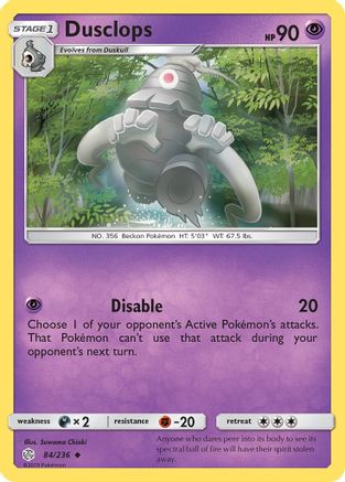 Dusclops 084/236/236 - Uncommon