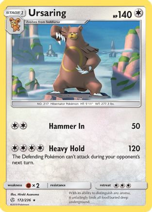 Ursaring 172/236 - Rare