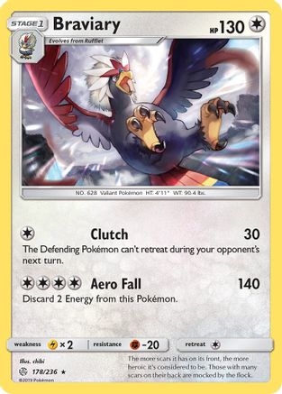 Braviary 178/236 - Rare