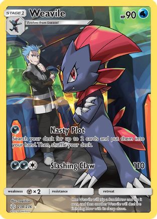 Weavile (Secret) 238/236/236 - Secret Rare - Holofoil