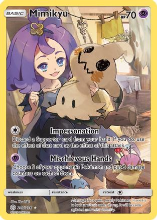 Mimikyu (Secret) 245/236/236 - Secret Rare - Holofoil