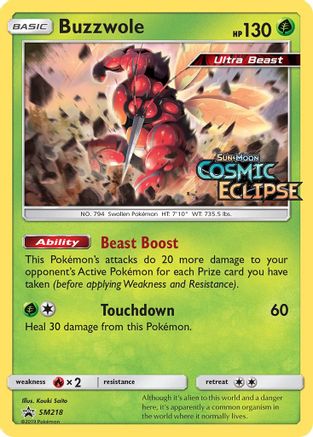Buzzwole SM218/248 - Promo - Holofoil