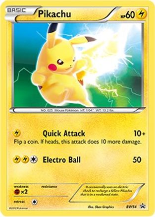 Pikachu BW54/101 - Rare