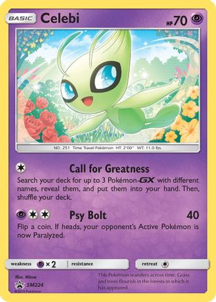 Celebi SM224/248 - Promo - Holofoil
