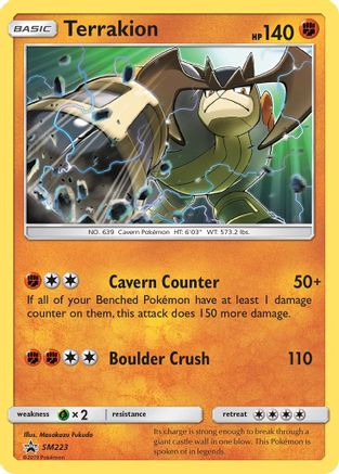 Terrakion SM223/248 - Promo - Holofoil