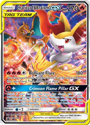Charizard & Braixen GX SM230/248 - Promo - Holofoil
