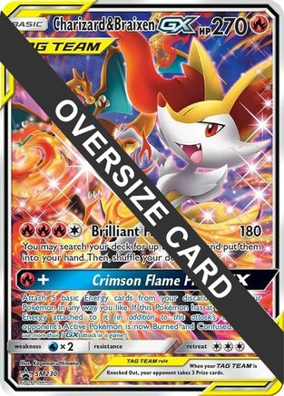 Charizard & Braixen GX SM230 - Promo - Holofoil