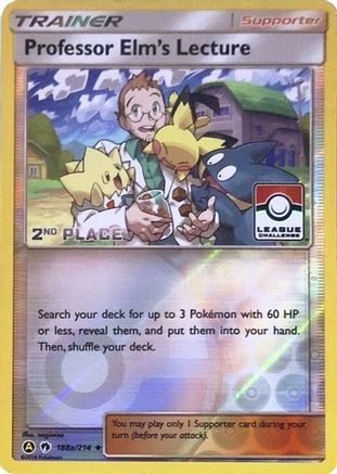 Professor Elm's Lecture 188a/214 - Promo - Reverse Holofoil