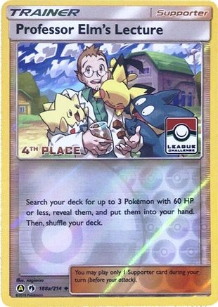 Professor Elm's Lecture 188a/214 - Promo - Reverse Holofoil