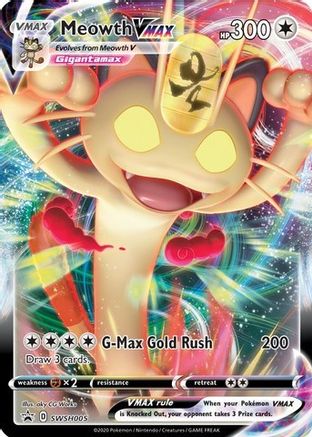 Meowth VMAX SWSH005/307 - Promo - Holofoil